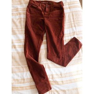 Hi-Rise American Eagle Corduroy Jegging